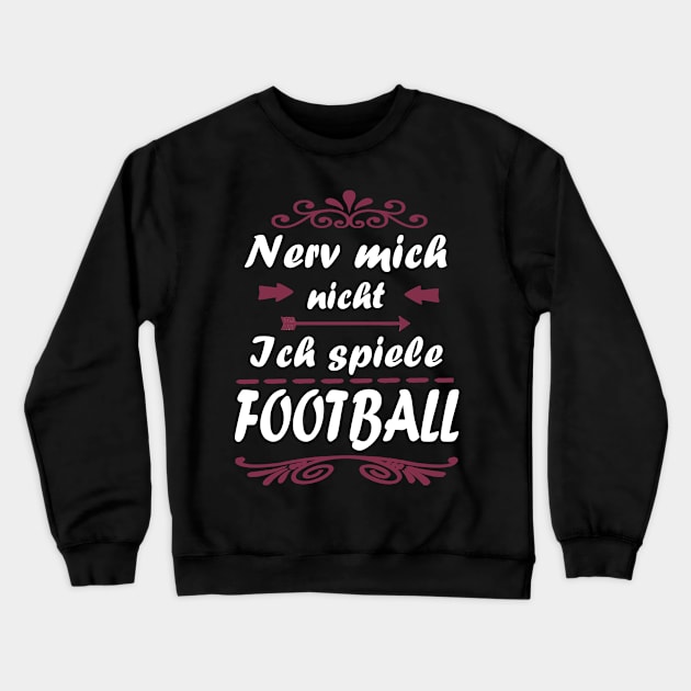 American Football Touchdown Geschenk Mädchen Crewneck Sweatshirt by FindYourFavouriteDesign